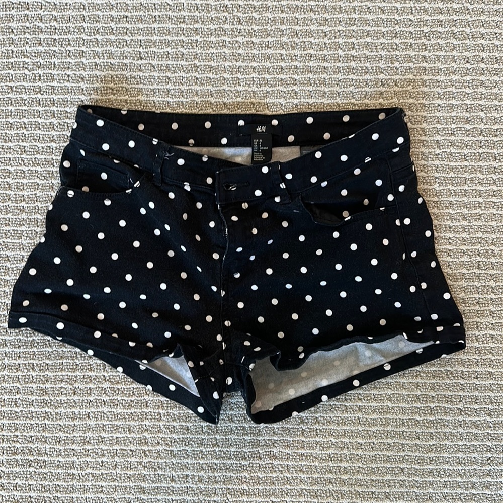 High waisted Polka Dot shorts